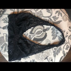 Black bralette